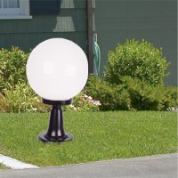 Sloupové svítidlo Bakchus přízemní sloupek černá 60W IP23 E27 COMPOLUX 916102/07