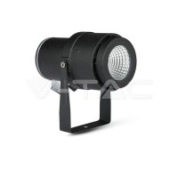 12W LED Garden Spike Lamp Black Body 300