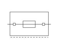 Pojistkový modul, Se sponkou, Pro pojistkovou vložku G 5 × 20 mm, Šedá