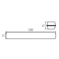 Prachotěsné LED svítidlo MAH PRO 38W 12R-NW KANLUX 38140