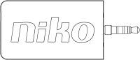Univerzální dálkové ovládání detektorů pro chytré telefony NIKO 350-41936