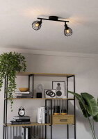 Bodové svítidlo SONNINO E14 černá 2X40W IP20 EGLO 901039