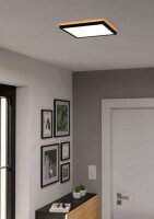 Stropní svítidlo ROVITO-Z LED-RGB/CCT 290X290 černá 13,4W IP44 EGLO 901466