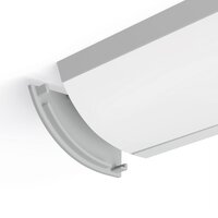 Záslepka KLUŚ KOPRO-30-L-L pro AL profil, šedá /24173/ ALUMIA C24173C02