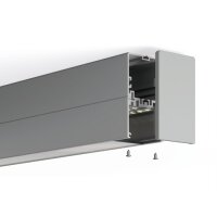 Záslepka KLUŚ 4050-W pro AL profil, šedá /24336/ ALUMIA C28018C02