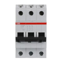 S203M-C40 3 fázový jistič 40 A char. C 10kA ABB 2CDS273001R0404