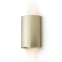 CAPRI R nástěnná česaná mosaz 230V GU10 2x9W RENDL R14414