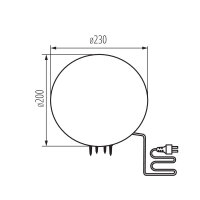 Zahradní svítidlo STONO 230 N KANLUX 36595