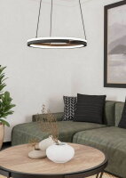 Závěsné svítidlo MEZZOMONTE LED-CCT 40W IP20 černá EGLO 901822