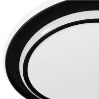 Stropní svítidlo MOSCHETTA LED-CCT d400 24W IP20 černá/bílá EGLO 902046