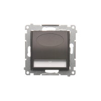 LED osvětlení (přístroj) 14V (0,42W), 3100 K,hnědá matná metalizované