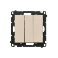 TW31L.01/144 Spínač 3 násobný s LED pods
