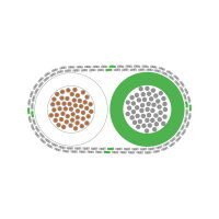 Kompenzační vedení KP13L-SIL PtRh/Pt RCB,SCB 2X1,5 DIN oval LAPP 0153019