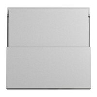 Tlačítko NOVÁ UNICA střídavé ř.6/0 s popisovým polem, Aluminium