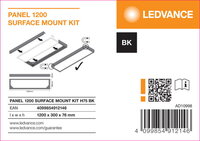 Montážní rám PANEL 1200 SURFACE MOUNT KIT H75 BK LEDVANCE 4099854912146