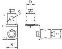 OBO 101 MA-16 Kombinovaná sada Iso Univerzální adaptér 150x90x25 Nerez ocel