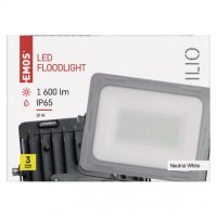LED reflektor ILIO, 21W, černý, neutrální bílá EMOS ZS2520