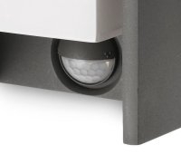 Nástěnné venkovní svítidlo PHILIPS Bridge antracit 1x42W 27K 230V IP44