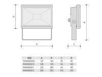 Reflektorové svítidlo VANA LED PROFI 30W 4000K PANLUX PN34300011