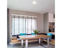 Svít. DISC SQUARE LED 8W 3K 360lm šedé