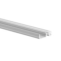 LED hliníkový profil KLUŚ POLI stříbrná 1m /B7176_1m/ ALUMIA A07176A_1
