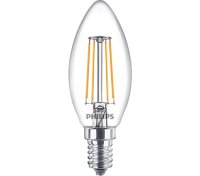 LED žárovka PHILIPS sada 3ks classic 40W B35 E14 WW CL