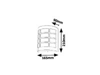 Sevilla E27 11W IP44 saténový chrom RABALUX 8799