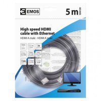 HDMI kabel +ETHERNET A/M-A/M 5M Emos SD0105