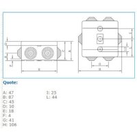 IP44 03 GRI 04463 rozvodnice na omítku IBOCO 04463