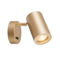 ENOLA_B nástěnné svítidlo, QPAR51, s přepínačm, mosaz, max. 50W SLV 1000731