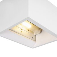 PLASTRA QT-DE12 WL, vnitřní nástěnné svítidlo, bílé    SLV 1002238