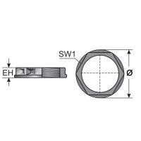 GMT M25x1,5 černá MURRPLASTIK MR-83651458