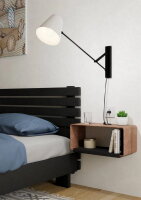 Nástěnné svítidlo FORCADET E27 černá/šedá 1X40W IP20 EGLO 900865