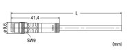 Kabel pro senzor/akční člen Zástrčka M8  přímá 3pól. WAGO 756-5111/030-015