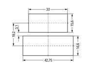 Pouzdra s odlehčením tahu 7pól. se zajišťovací sponou bílá WAGO 770-517/047-000