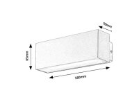 MATARO svítidlo bílá LED 10W IP54 RABALUX 77076
