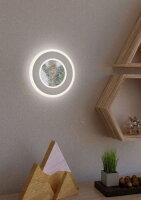 Nástěnné svítidlo MACCHIONI LED d200 bílá/třpyt 12W IP20 EGLO 901231