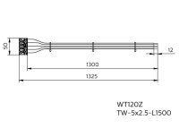 WT120Z TW-5x2.5-L1500 PHILIPS 872016975520899