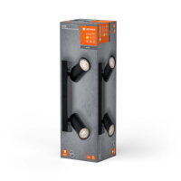 LED SPOT OCTAGON 2X3.4W 927 GU10 BKLEDV
