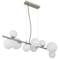 Závěsné svítidlo RIHA nikl 9xG9 LED, max. 3,5W 230V, 310lm, 3000K GLOBO 56140-9H