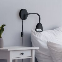 LED nástěnná lampička, stmívatelná, 4W,