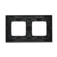 Rámeček 2 -násobný Simon 54 Nature, IP20/IP44, kovový inox yang new DRN2/82