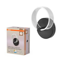 Decor Circle Wall 8W Click CCT Black OSRAM 4099854453410