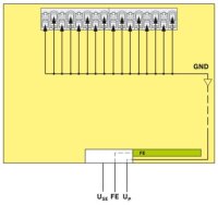 Rozvod potenciálu AXL SE PD16 GND PHOENIX CONTACT 1337224