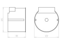 Stropní krabice pro světlo ThermoX průměr 75mm do dutých stropů KAISER 9300-02