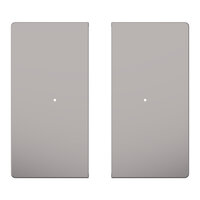 Klapka, Merten System D,  pro tlačítkový modul 2násobný, nikl,plast MEG5220-6050