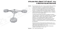 Stojan pro jímací tyč SJv FeZn (bez betonu PB) TREMIS V542