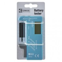 Univerzální tester baterií (AA, AAA, C, D, 9V, knoflíkových) EMOS N0322