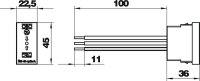 OBO 6117473 Ochrana před přepětím Modul 45 ÜSS 45-O-RW