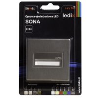 Světlo LED SONA čtv.do KU kr. IP44 modrá ZAMEL 14-311-25